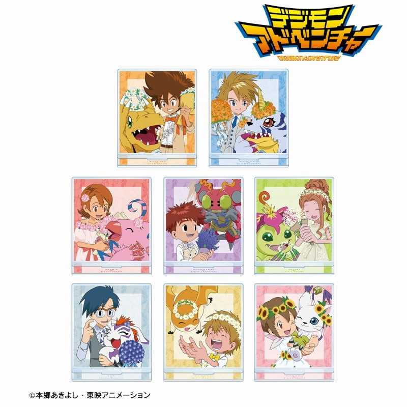 デジモンアドベンチャー 描き下ろし 25th Anniversary ver. トレーディングアクリルスタンド 全8種BOX