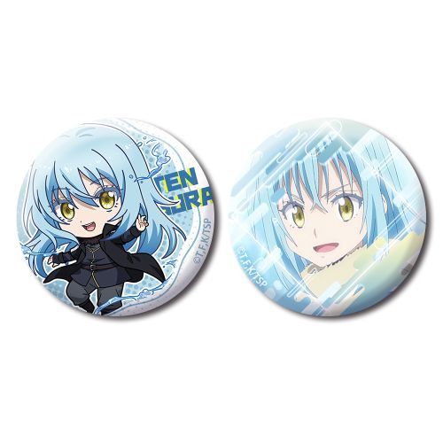 最大10%OFFクーポン 転生したらスライムだった件 「リムル」缶バッジ2個セット ピンズ・ピンバッジ・缶バッジ