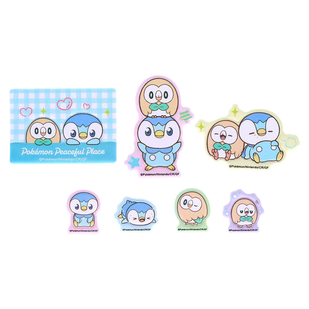 ステッカーセット ポケピース ポッチャマ&モクロー
