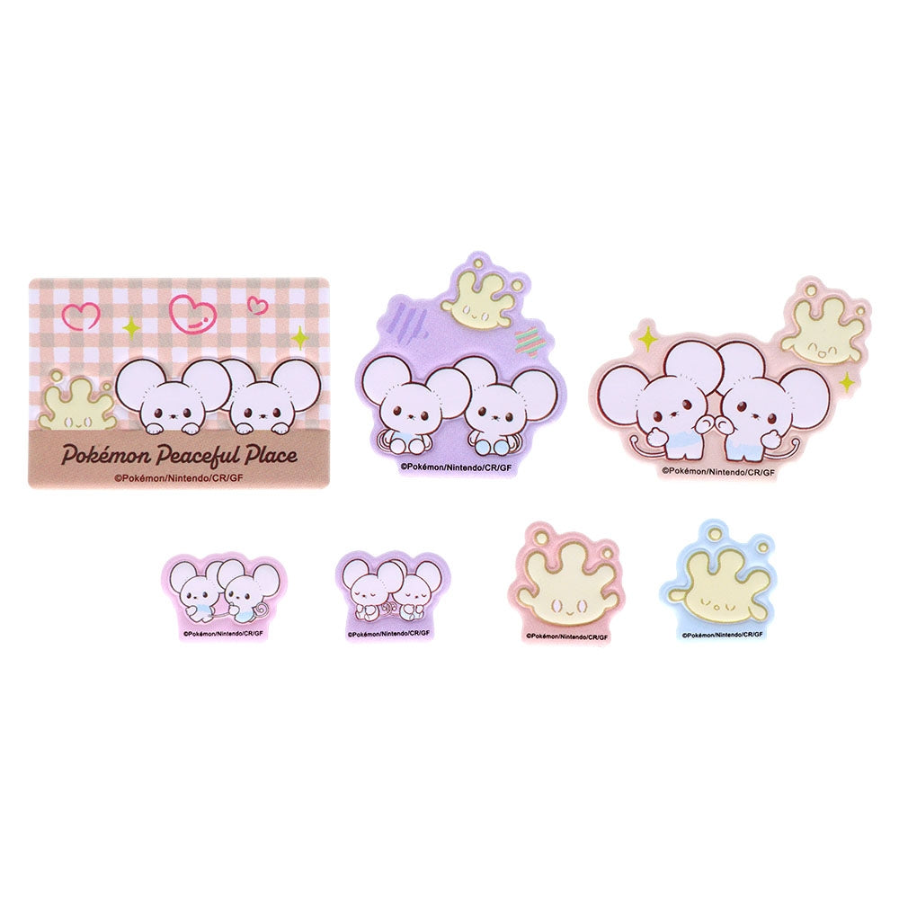 ステッカーセット ポケピース マホミル&ワッカネズミ