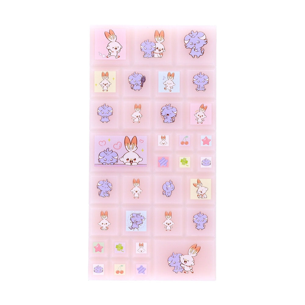 タイルシール ポケピース ニャスパー&ヒバニー