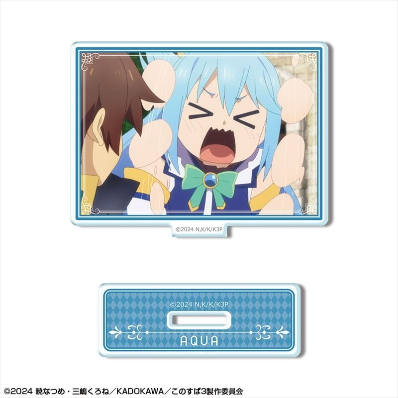 この素晴らしい世界に祝福を!3 ミニアクリルスタンド デザイン04(アクア/C)
