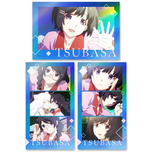 <物語>シリーズ サムネイルキラステッカーセット 羽川翼 3枚入り