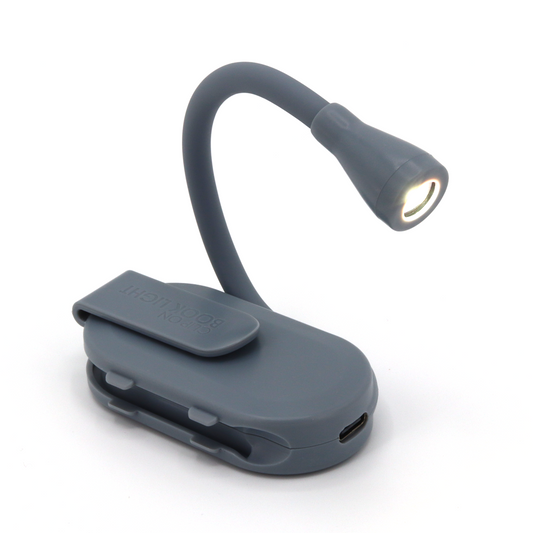 komamono クリップオンブックライト ブルーグレー