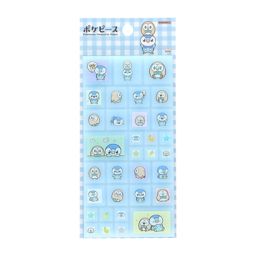タイルシール ポケピース ポッチャマ&モクロー