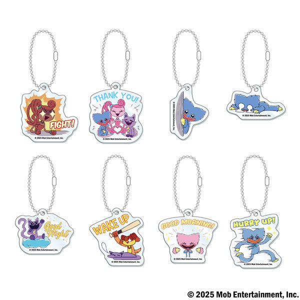 Poppy Playtime トレーディングアクリルキーホルダー vol.2(スタンプ柄) 全8種セット