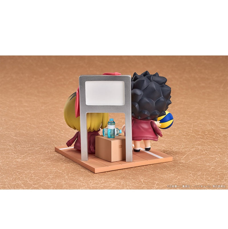 Qset+ ハイキュー!! 孤爪研磨・黒尾鉄朗 塗装済み 完成品 フィギュア