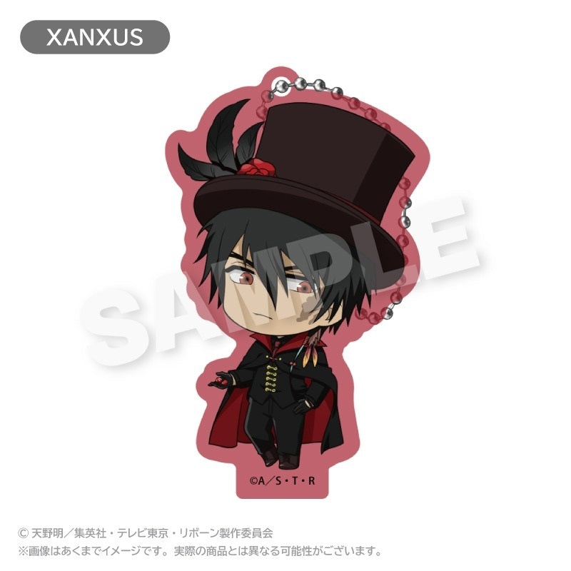 家庭教師ヒットマンREBORN! アクリルキーホルダー ぷち怪盗団ver. XANXUS