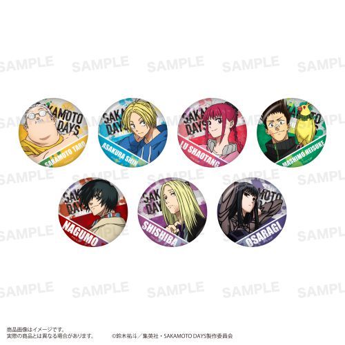 SAKAMOTO DAYS トレーディング缶バッジ 全7種BOX