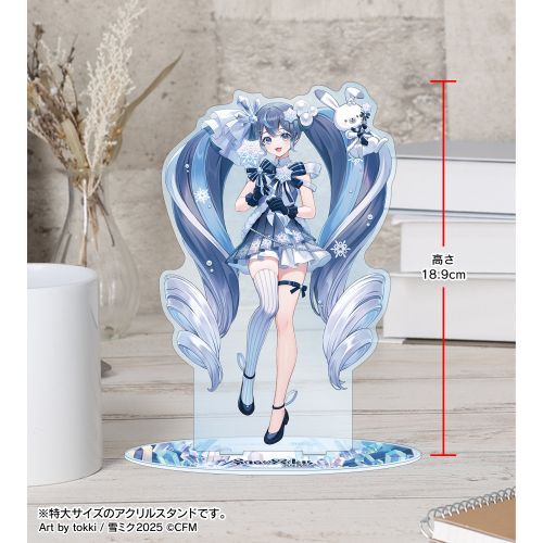 SNOW MIKU 2025 SNOW MIKU 2025 雪ミク Art by tokki 特大アクリルスタンド