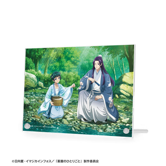 TVアニメ『薬屋のひとりごと』 描き下ろし 猫猫&壬氏 水遊びver. A5アクリルパネル