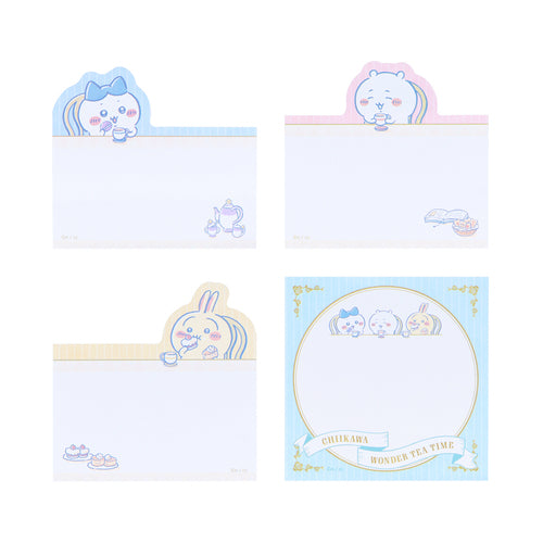 ちいかわ 付箋 ダイカット Wonder Tea Time