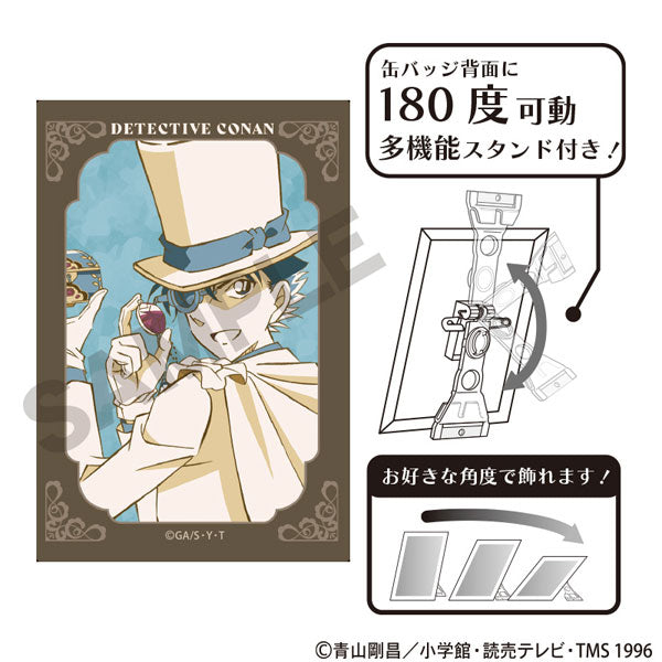 名探偵コナン アート缶バッジ 怪盗キッド ジュエル クラパレット