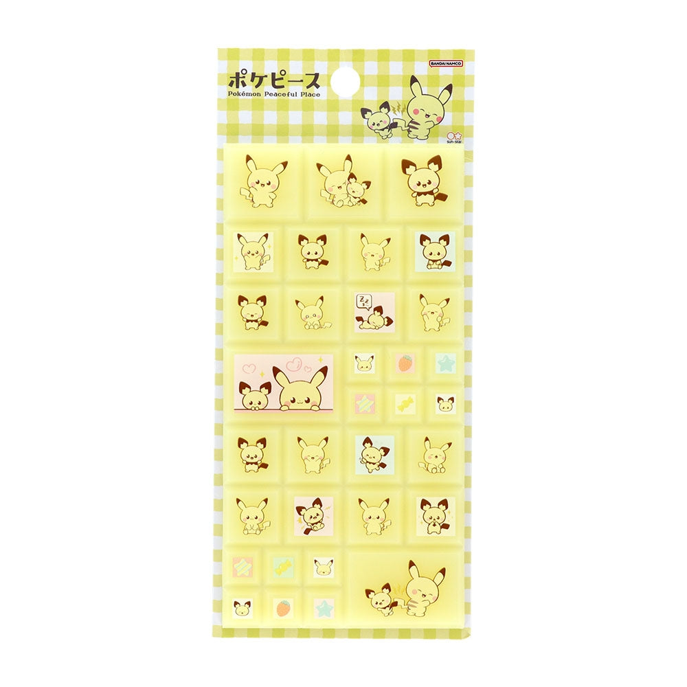 タイルシール ポケピース ピカチュウ&ピチュー