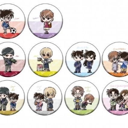 名探偵コナン 缶バッジコレクション-ゆるスタmini 第2弾　全10種＋1　ボックス