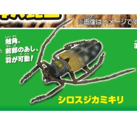 あそべる生物フィギュアシリーズ昆虫の森でたぞ！4大昆虫　シロスジカミキリ 単品 バラ売り カプセル無し