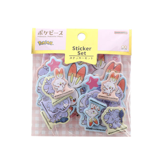 ステッカーセット　ポケピース　ニャスパー＆ヒバニー