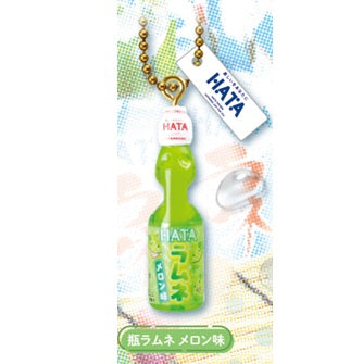 ハタ鉱泉ラムネコレクション　瓶ラムネ メロン味　単品・バラ売り　カプセル無し