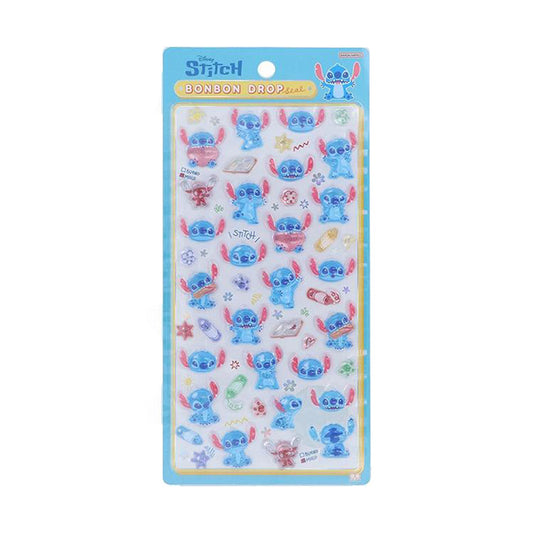 ボンボンドロップシール　ディズニー　スティッチ らくがき