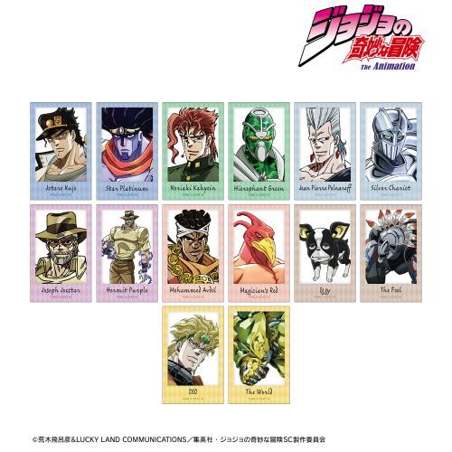 ジョジョの奇妙な冒険 スターダストクルセイダース　トレーディングインスタントカメラ風イラストカード 14個入りBOX