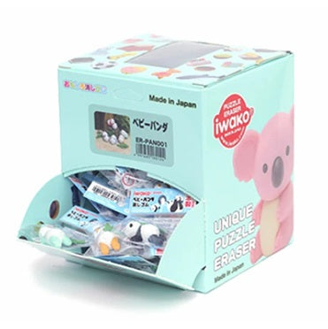 イワコー おもしろ消しゴム ベビーパンダ 1箱 （60個入り）