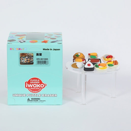 イワコー おもしろ消しゴム 食堂 1箱 （60個入り）