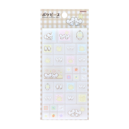 タイルシール　ポケピース　マホミル＆ワッカネズミ