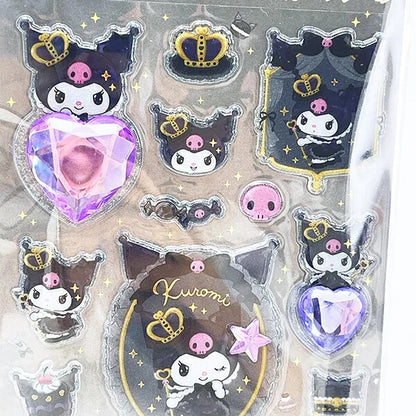 サンリオ　キラキララインストーンシール　クロミ
