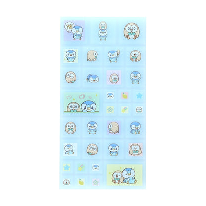 タイルシール　ポケピース　ポッチャマ＆モクロー