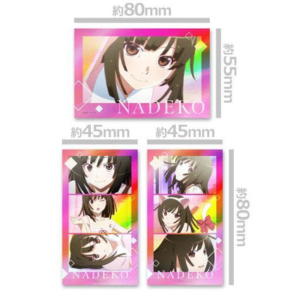 <物語>シリーズ サムネイルキラステッカーセット 千石撫子　3枚入り