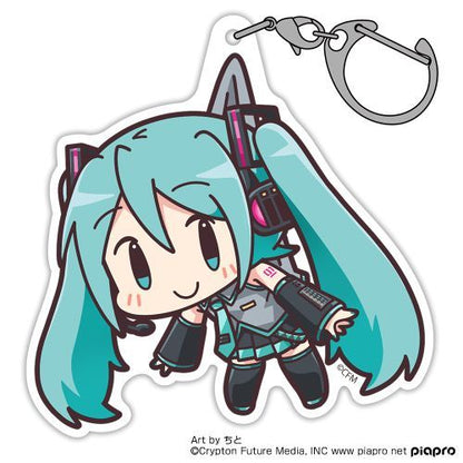 初音ミク　アクリルつままれ