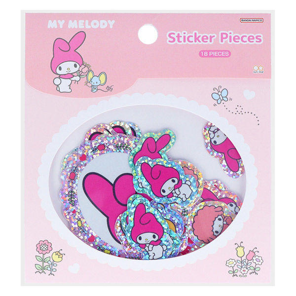 ピースシール マイメロディ ピンク