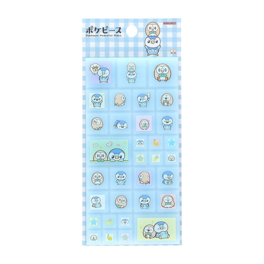 タイルシール　ポケピース　ポッチャマ＆モクロー
