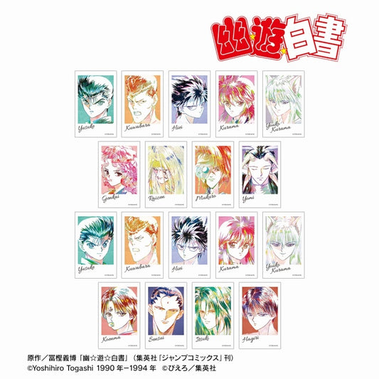 幽☆遊☆白書　トレーディング Ani-Art 第2弾&第3弾 インスタントカメラ風イラストカード　全18種BOX
