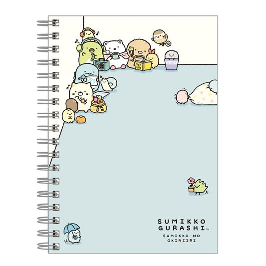 すみっコぐらし すみっコのおきにいり B6SPノート ライトブルー NY44001