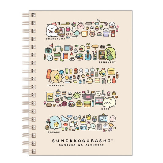 すみっこぐらし すみっコのおきにいり B6SPノート NY44002 ベージュ