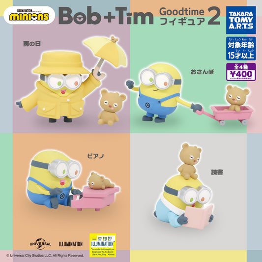 ミニオンズ Bob+Tim Goodtimeフィギュア2　全４種セット