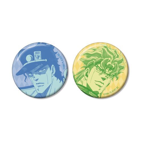 ジョジョの奇妙な冒険 スターダストクルセイダース　空条承太郎&DIO 缶バッジ2個セット