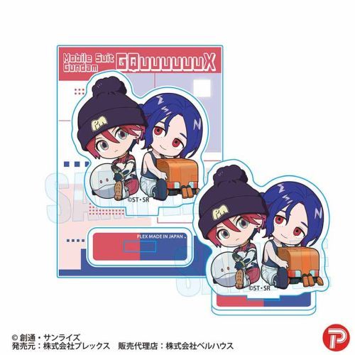 機動戦士Gundam GQuuuuuuX ぎゅぎゅっと ミニスタンド マチュ & シュウジ