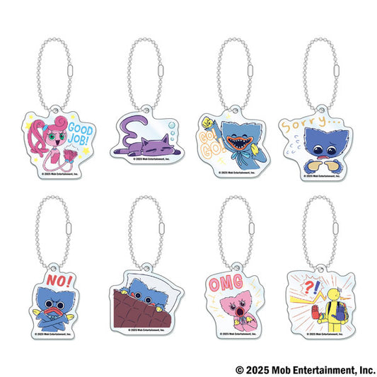 Poppy Playtime トレーディングアクリルキーホルダー vol.1(スタンプ柄)　全8種セット