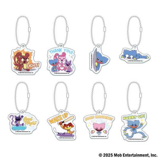 Poppy Playtime トレーディングアクリルキーホルダー vol.2(スタンプ柄)　全8種セット
