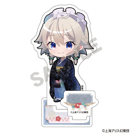 東方Project　アクリルスタンド　十六夜咲夜　ミニキャラ　博麗神社初詣