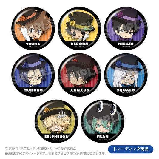 家庭教師ヒットマンREBORN! トレーディング缶バッジ ぷち怪盗団ver.全8種