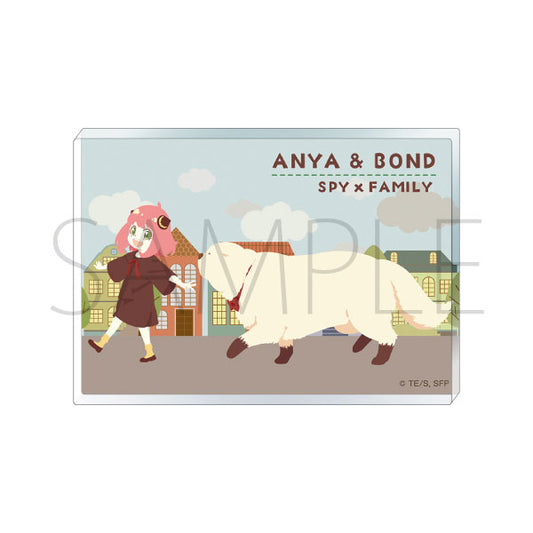SPY×FAMILY アクリルブロック〈ボンドとおさんぽ〉
