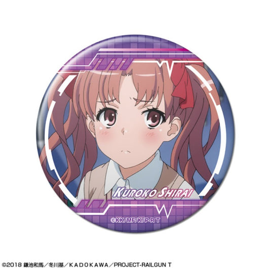 とある科学の超電磁砲T 缶バッジ デザイン05(白井黒子/A)