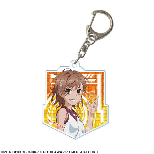 とある科学の超電磁砲T アクリルキーホルダー デザイン01(御坂美琴)