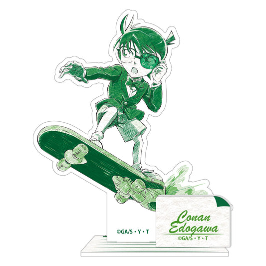 名探偵コナン　ペンシルアート　アクリルスタンドコレクションVol.6　江戸川コナン