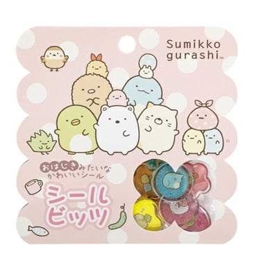 シールマーケット すみっコぐらし シールビッツ おはじき ピンク