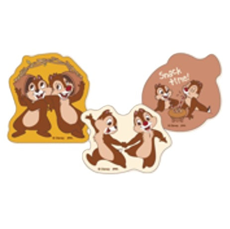 ディズニー 『チップ＆デール』 ダイカットステッカー ３枚セット