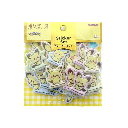 ステッカーセット ポケピース ピカチュウ＆ピチュー